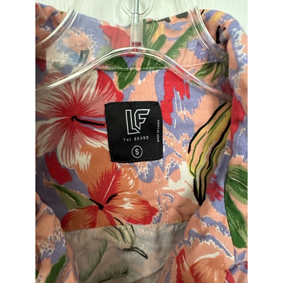 LF the Brand Cropped Hawaiian Shirt Small New - Picture 6 of 7